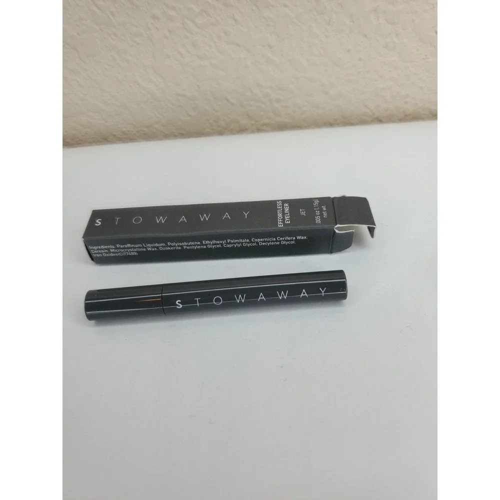 Stowaway Effortless Eyeliner Jet Black‎ .005oz / .15g  NWB
